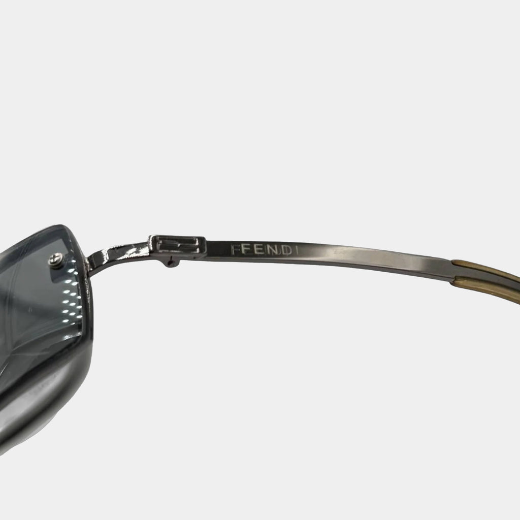 Fendi 2000s Rectangular Rimless Sunglasses