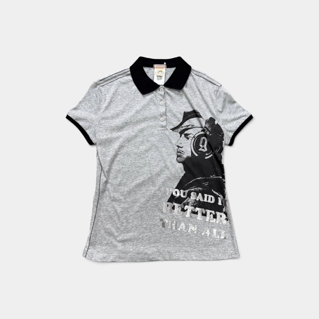 Galliano Self-Portrait Print Polo Shirt