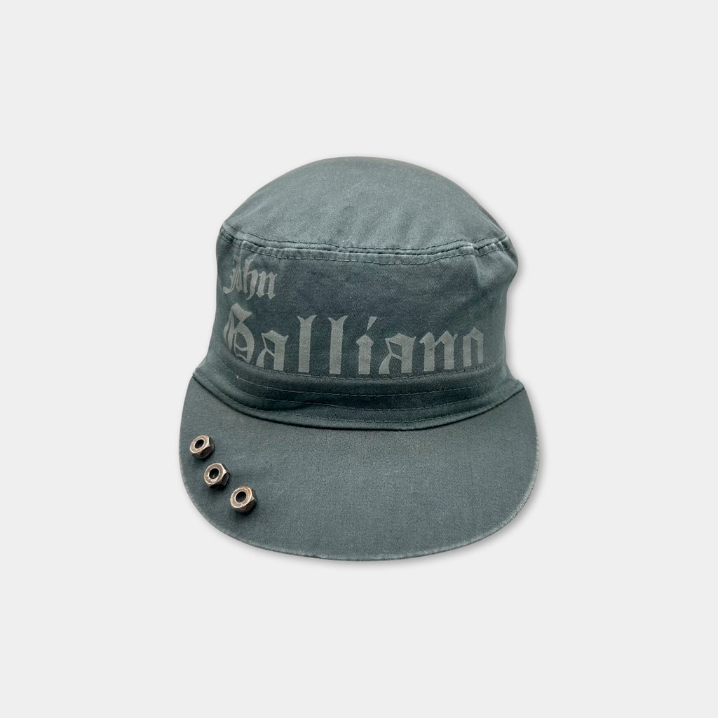 John Galliano Vintage Blue Military Cap