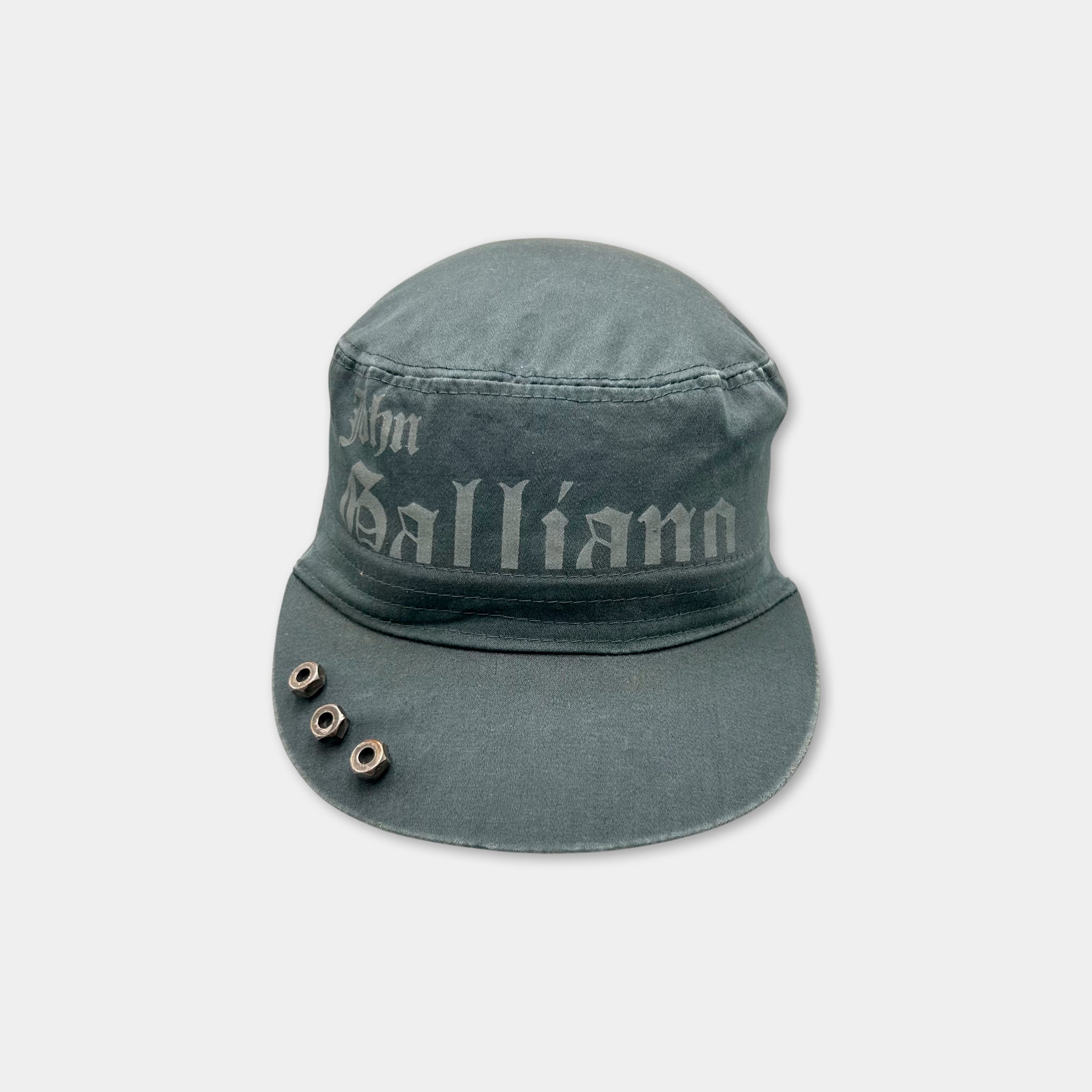 John Galliano Vintage Blue Military Cap