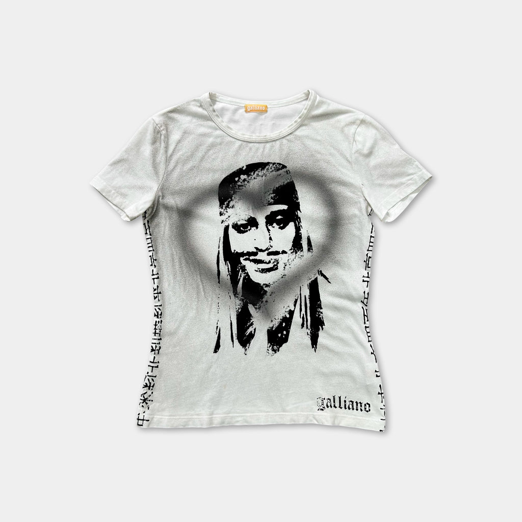 Galliano 2000s Self-Portrait Graphic T-Shirt