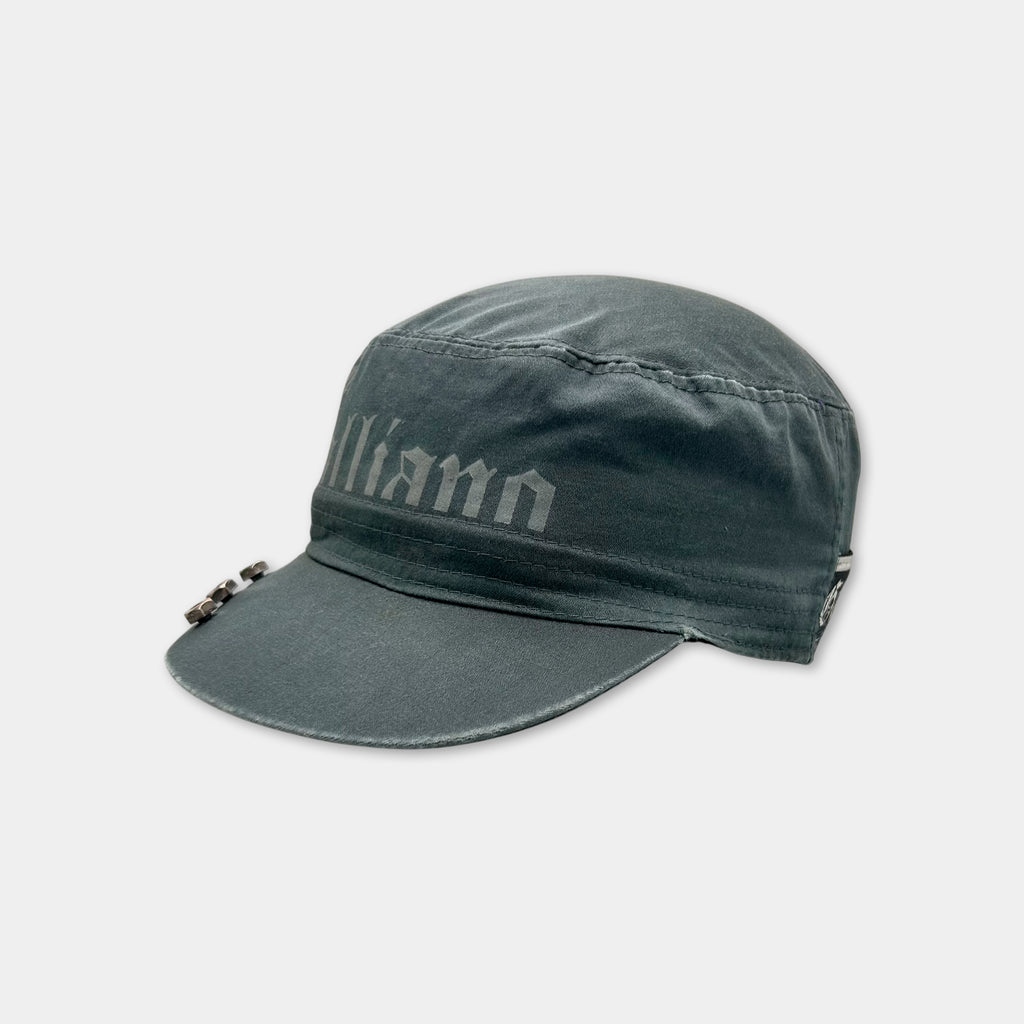 John Galliano Vintage Blue Military Cap