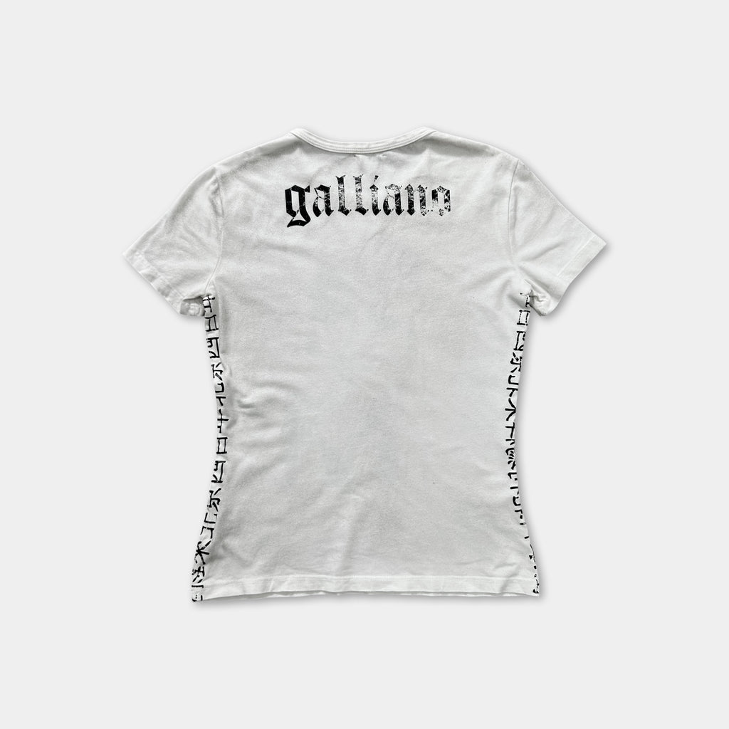 Galliano 2000s Self-Portrait Graphic T-Shirt