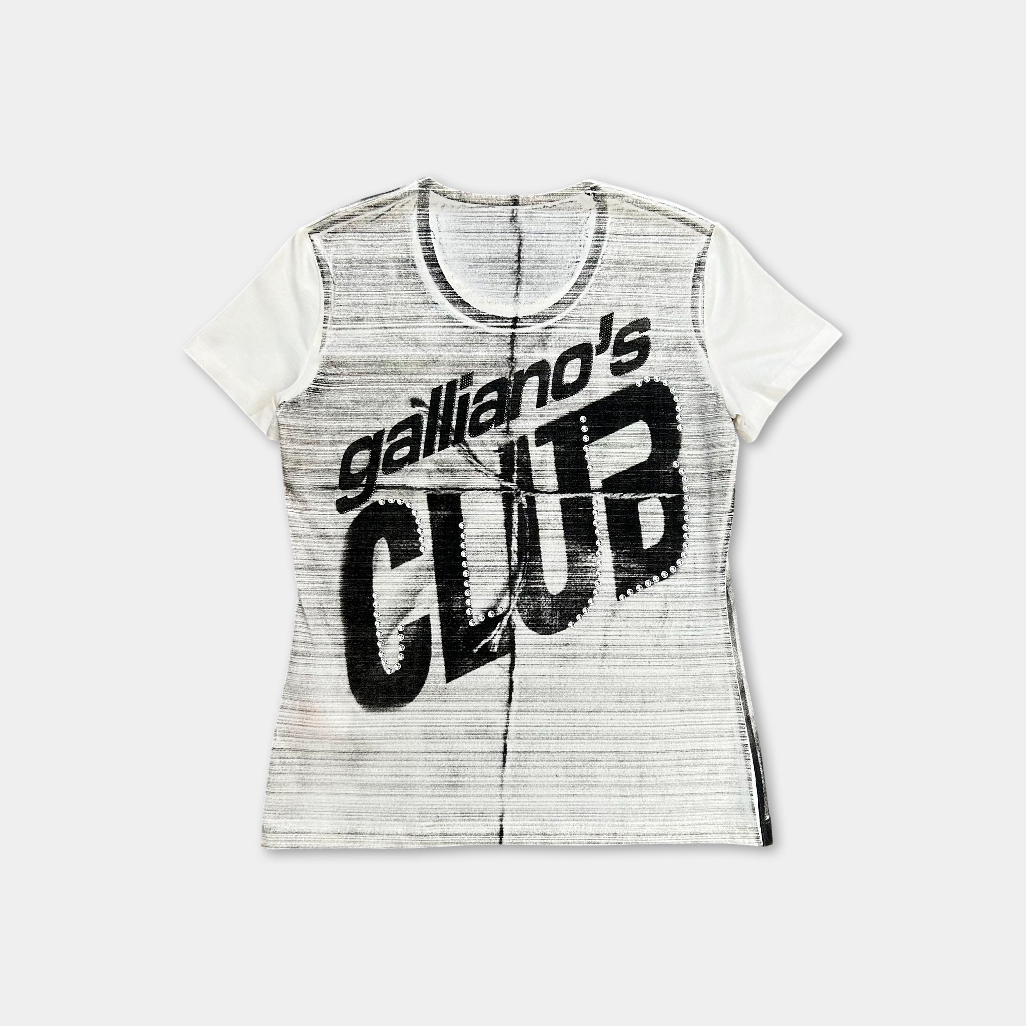 Galliano "Galliano's Club" Self-Portrait Graphic Tee