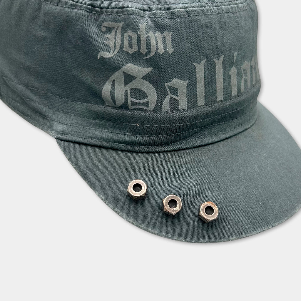 John Galliano Vintage Blue Military Cap