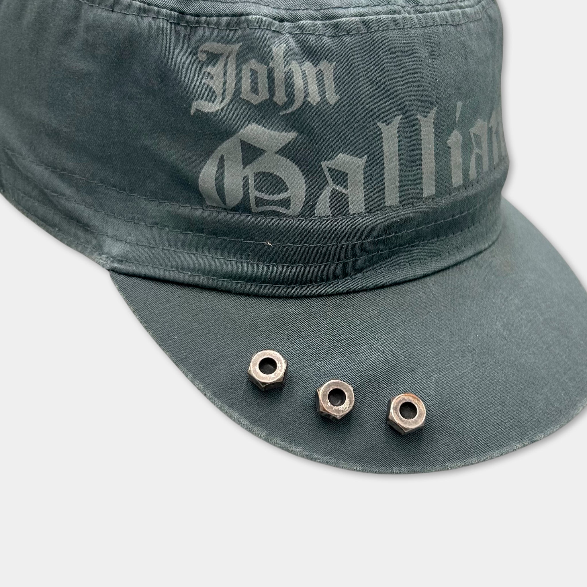 John Galliano Vintage Blue Military Cap
