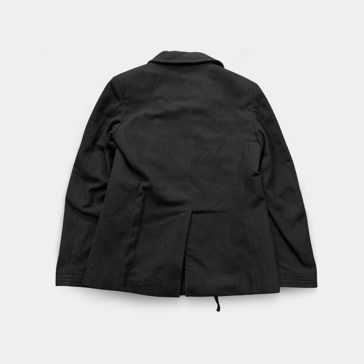 Galliano Black Wool Asymmetric Hussar Military Biker Jacket
