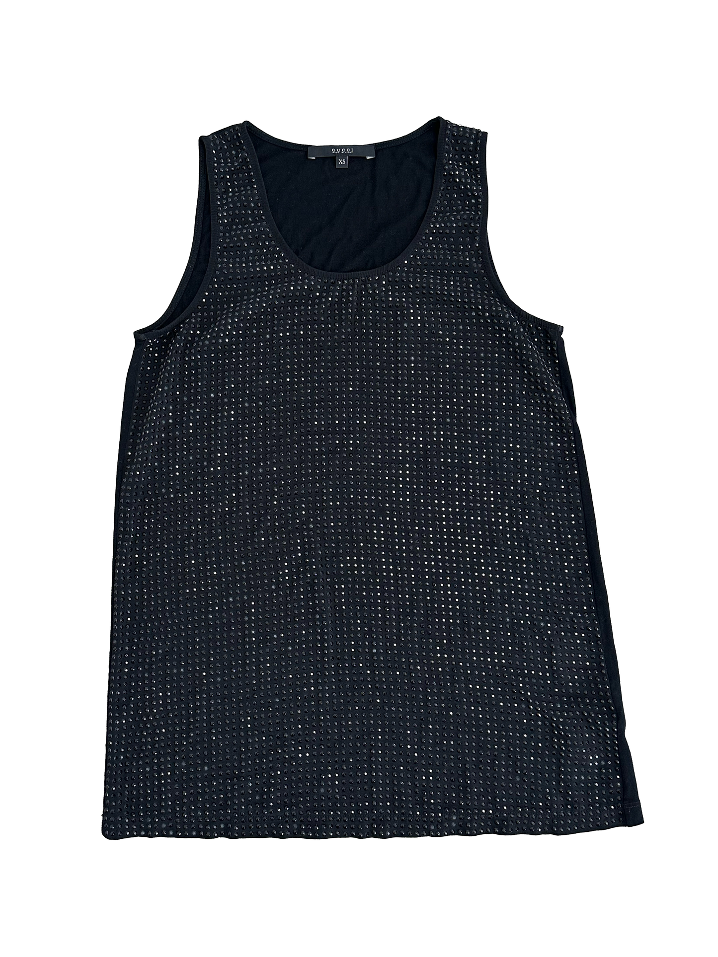 Gucci by Tom Ford 2001 Rhynestones Tank Top (S)