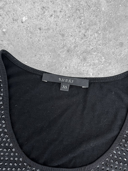 Gucci by Tom Ford 2001 Rhynestones Tank Top (S)