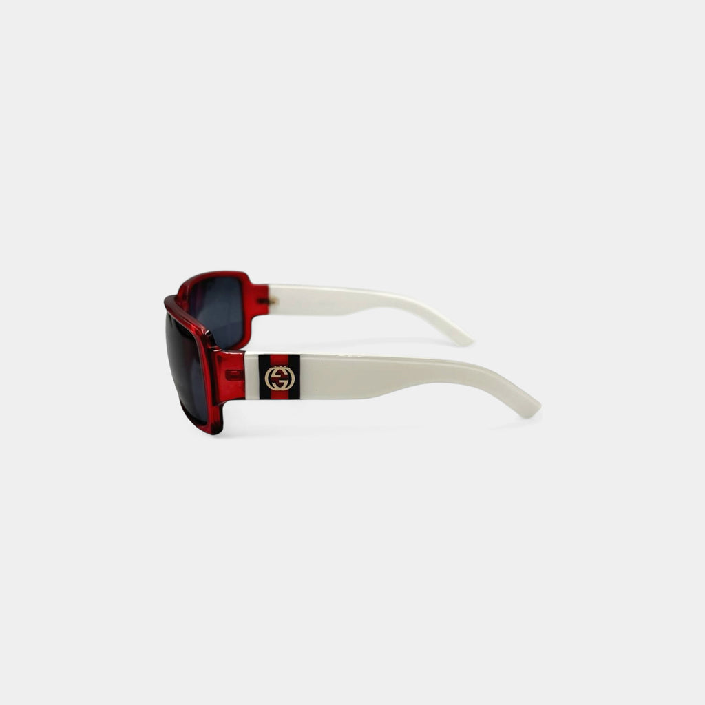 Gucci 2010s Red Frame Sunglasses