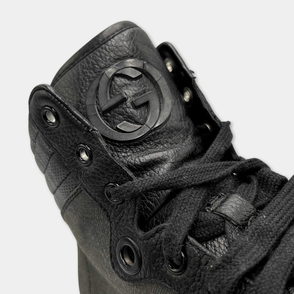 Gucci High Top GG Monogram Sneakers