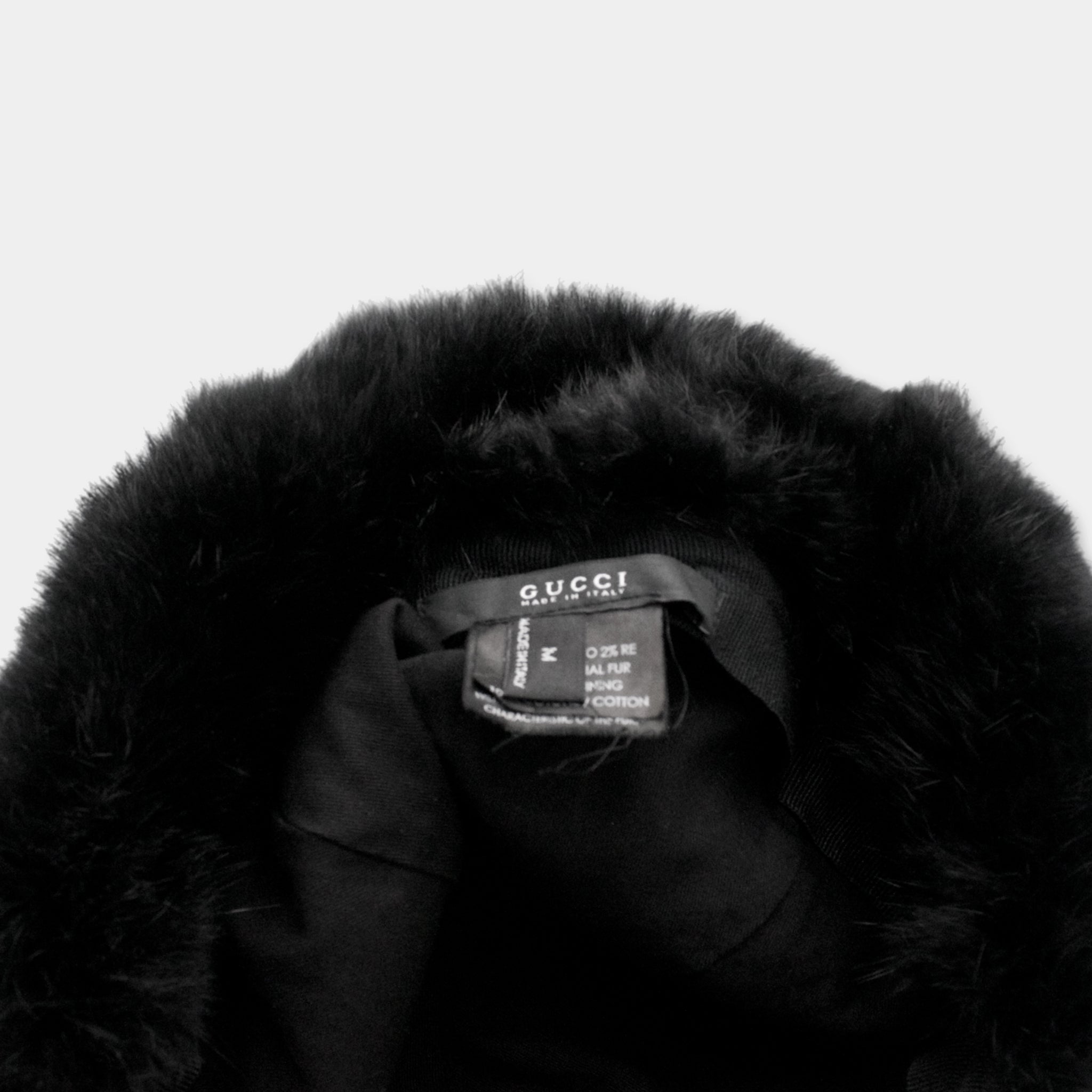 Gucci Monogram Fur Earflap Cap