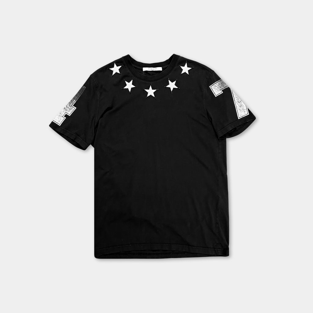Givenchy 2010s Iconic Black Stars T-Shirt
