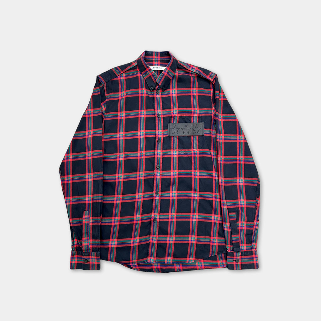 Givenchy Plaid Button Down Shirt