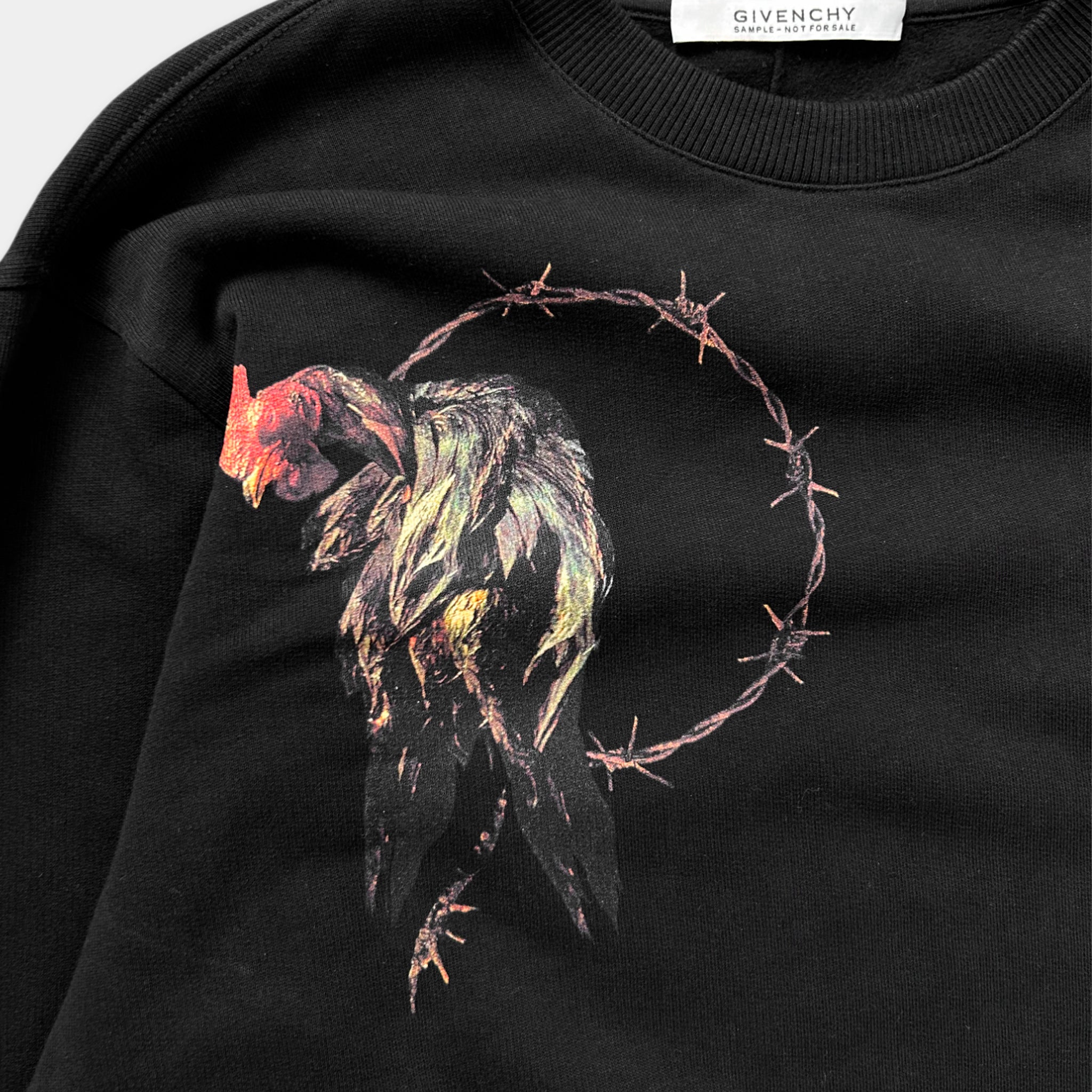 Givenchy Rooster Print Crewneck