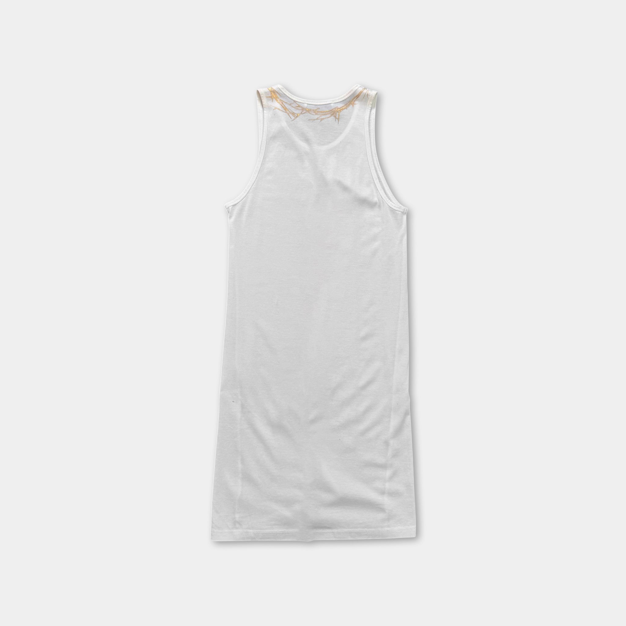 Givenchy Riccardo Tisci Gold Crown of Thorns Tank Top