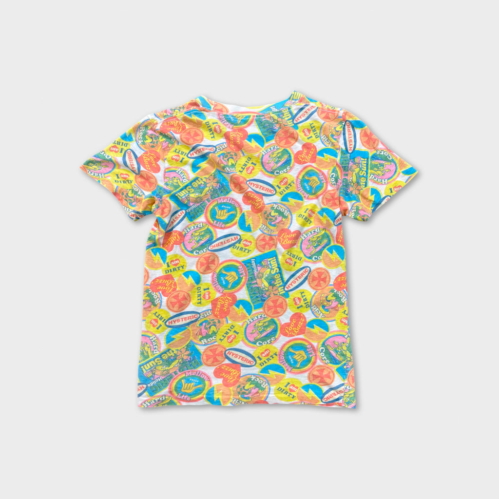 Hysteric Glamour 90's Pop-Art Badge Print T-Shirt