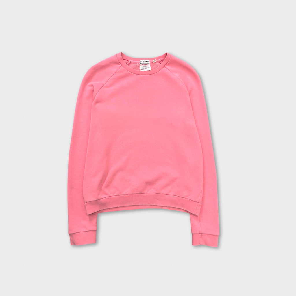 Helmut Lang Raglan Bubblegum Pink Crewneck Sweater