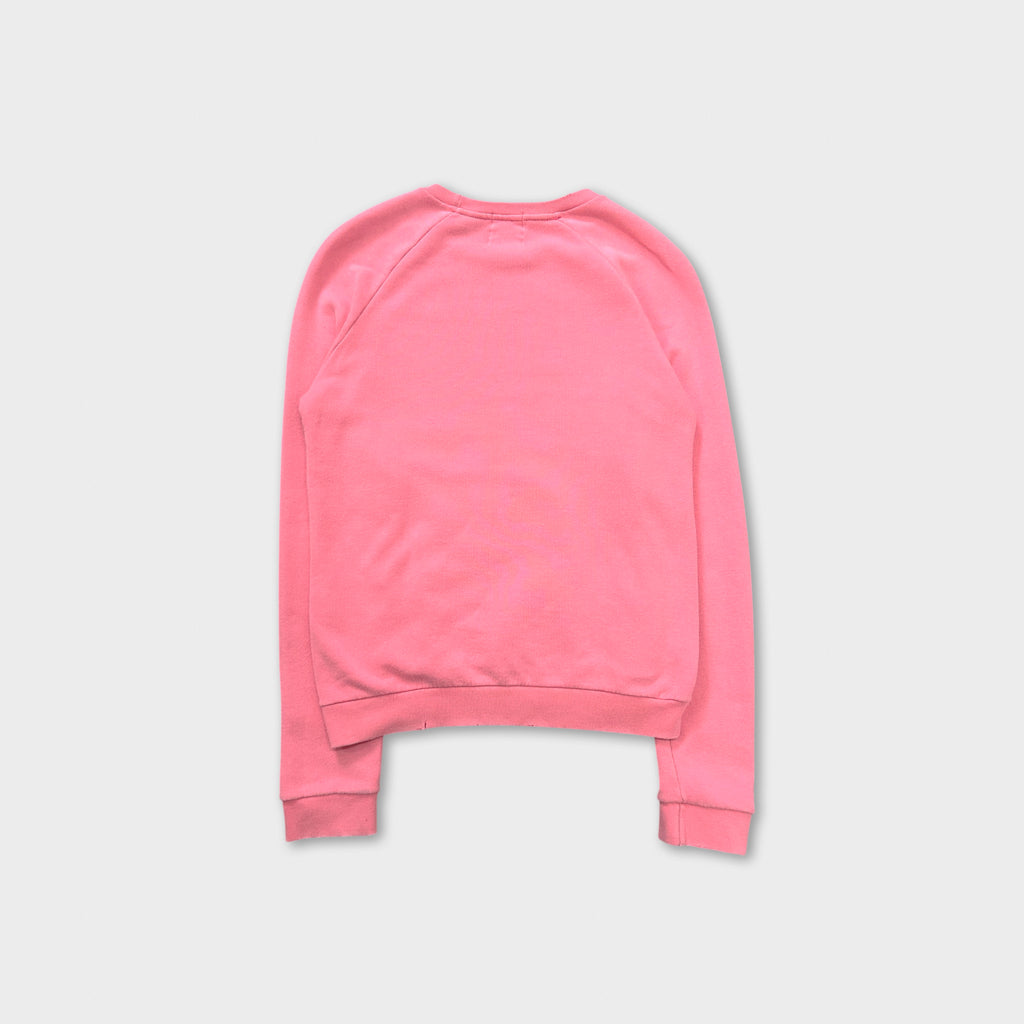 Helmut Lang Raglan Bubblegum Pink Crewneck Sweater