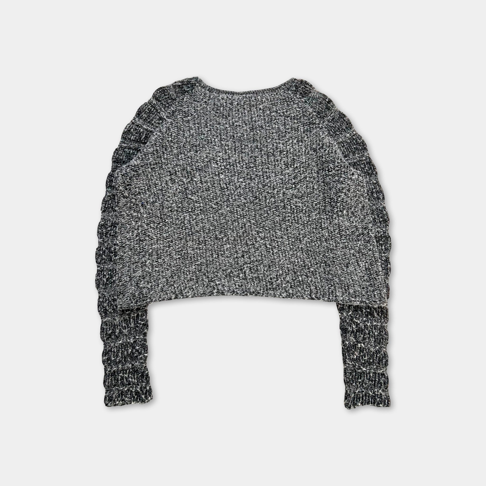 Helmut Lang 2010's Grey Knit Sweater