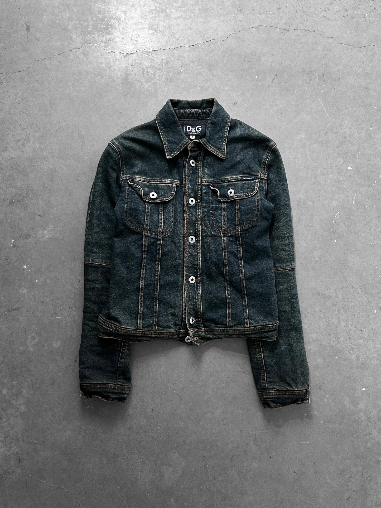 Dolce & Gabbana Padded Denim Jacket