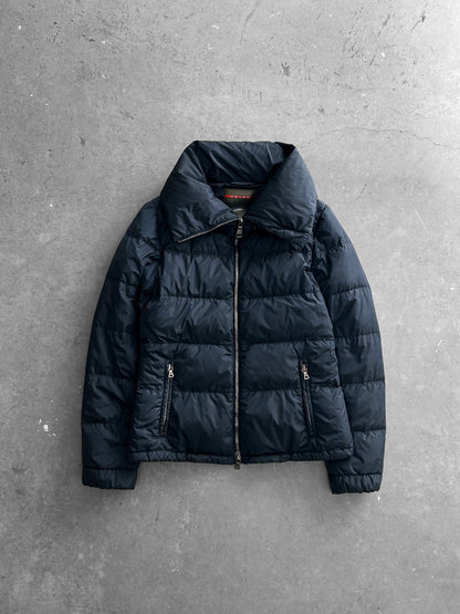 Prada 00's Blue Puffer Jacket