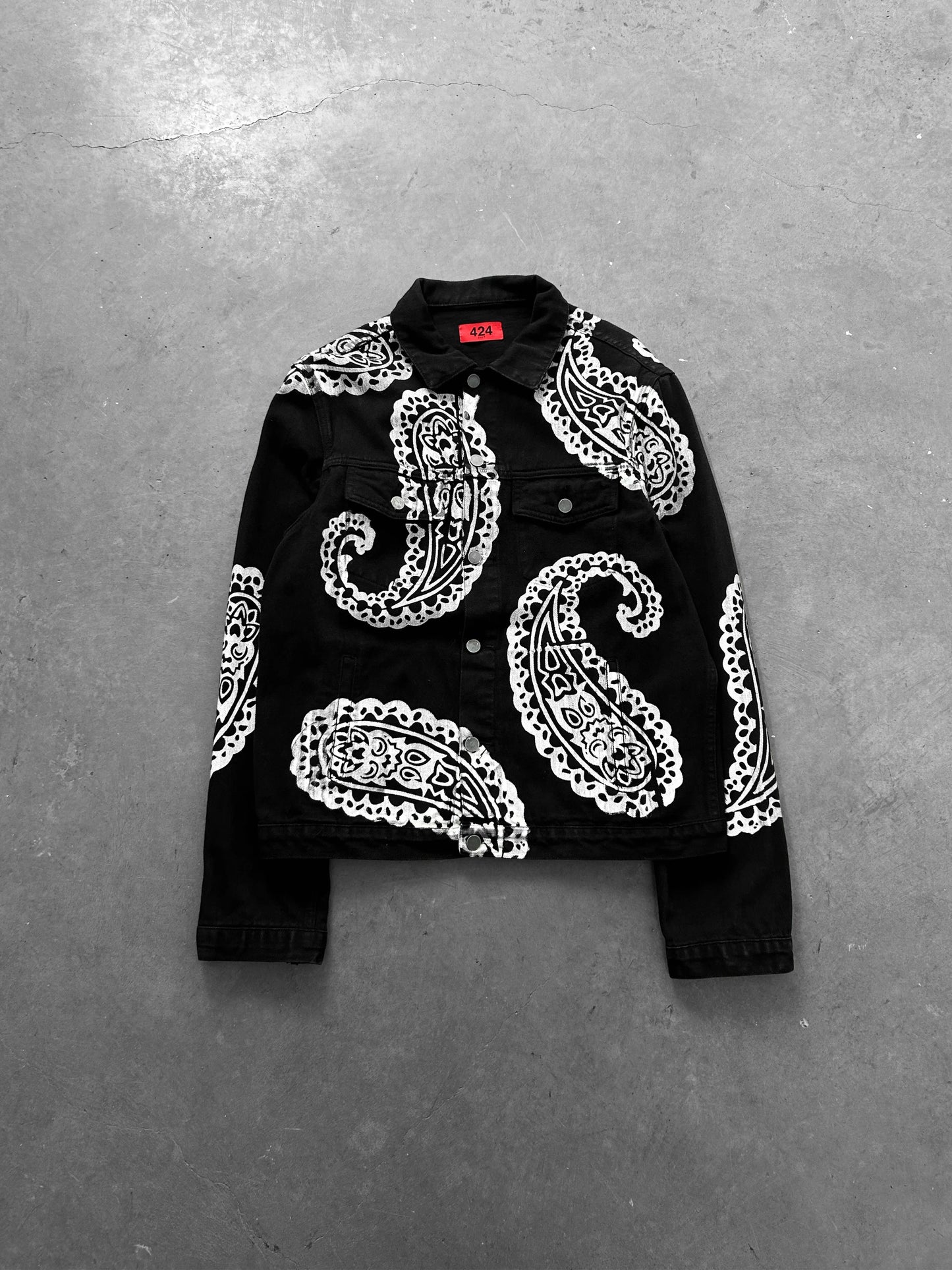 424 Bandana Denim Jacket
