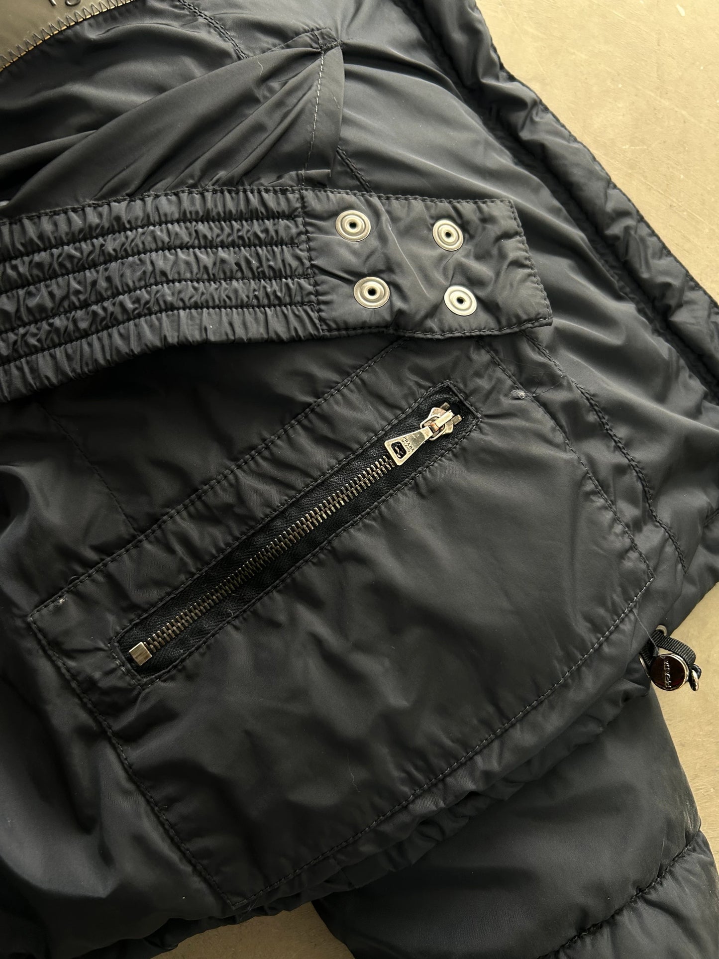 Prada 00's Blue Puffer Jacket