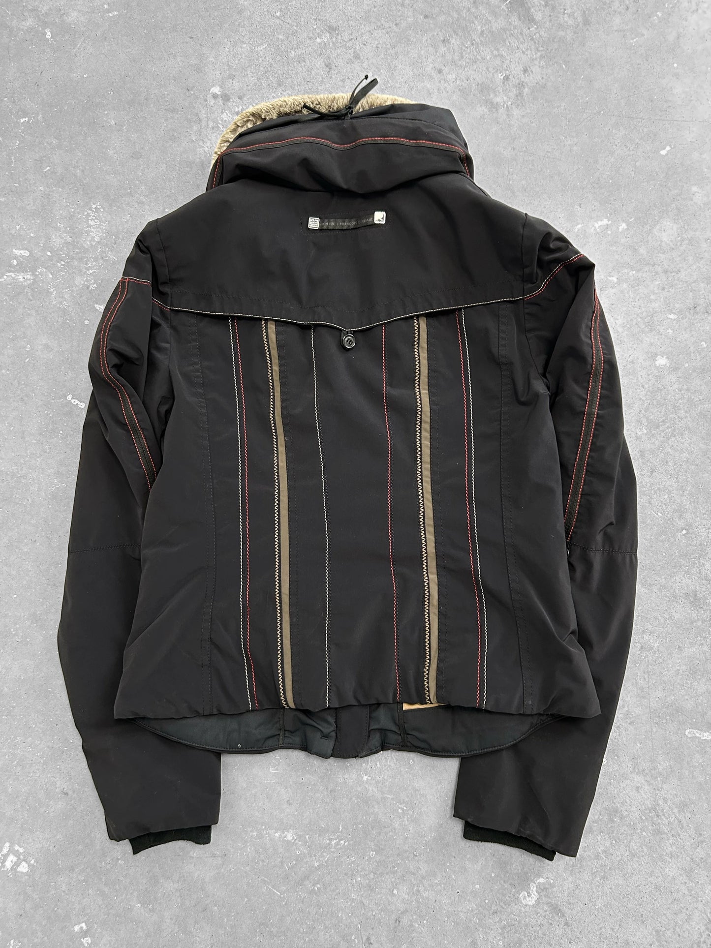 Marithé + François Girbaud Fur Collar Jacket (S)