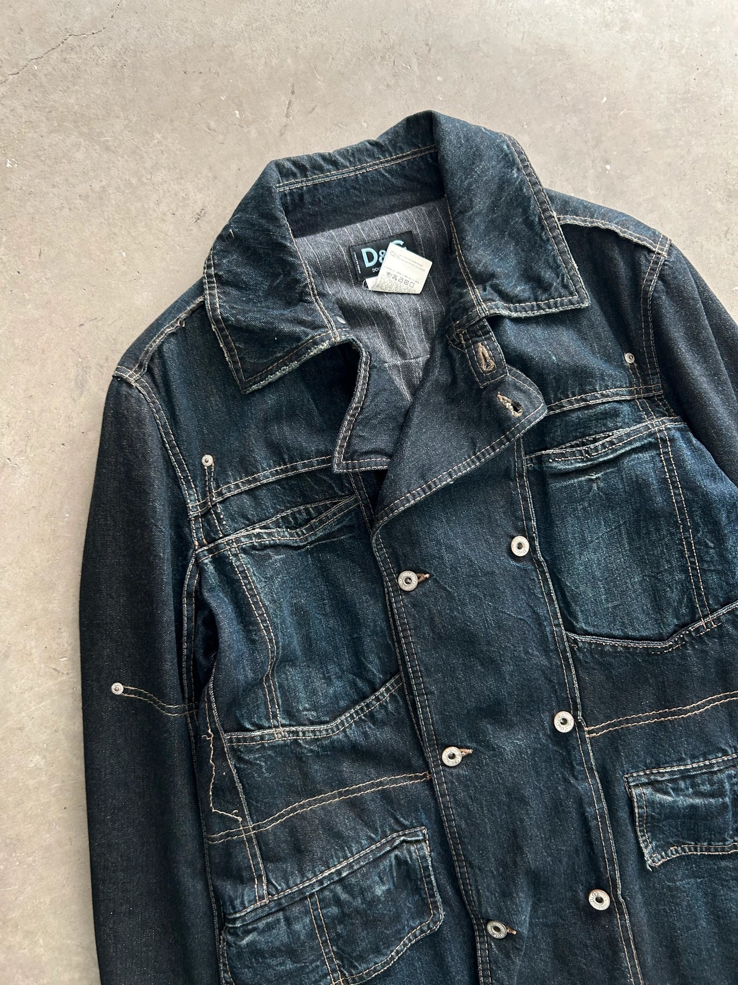 Dolce & Gabbana Denim Long Coat