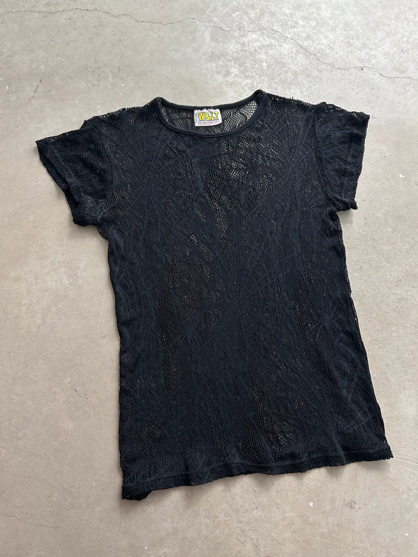 Walter Van Beirendock W&LT 00's Spider Crochet Tee