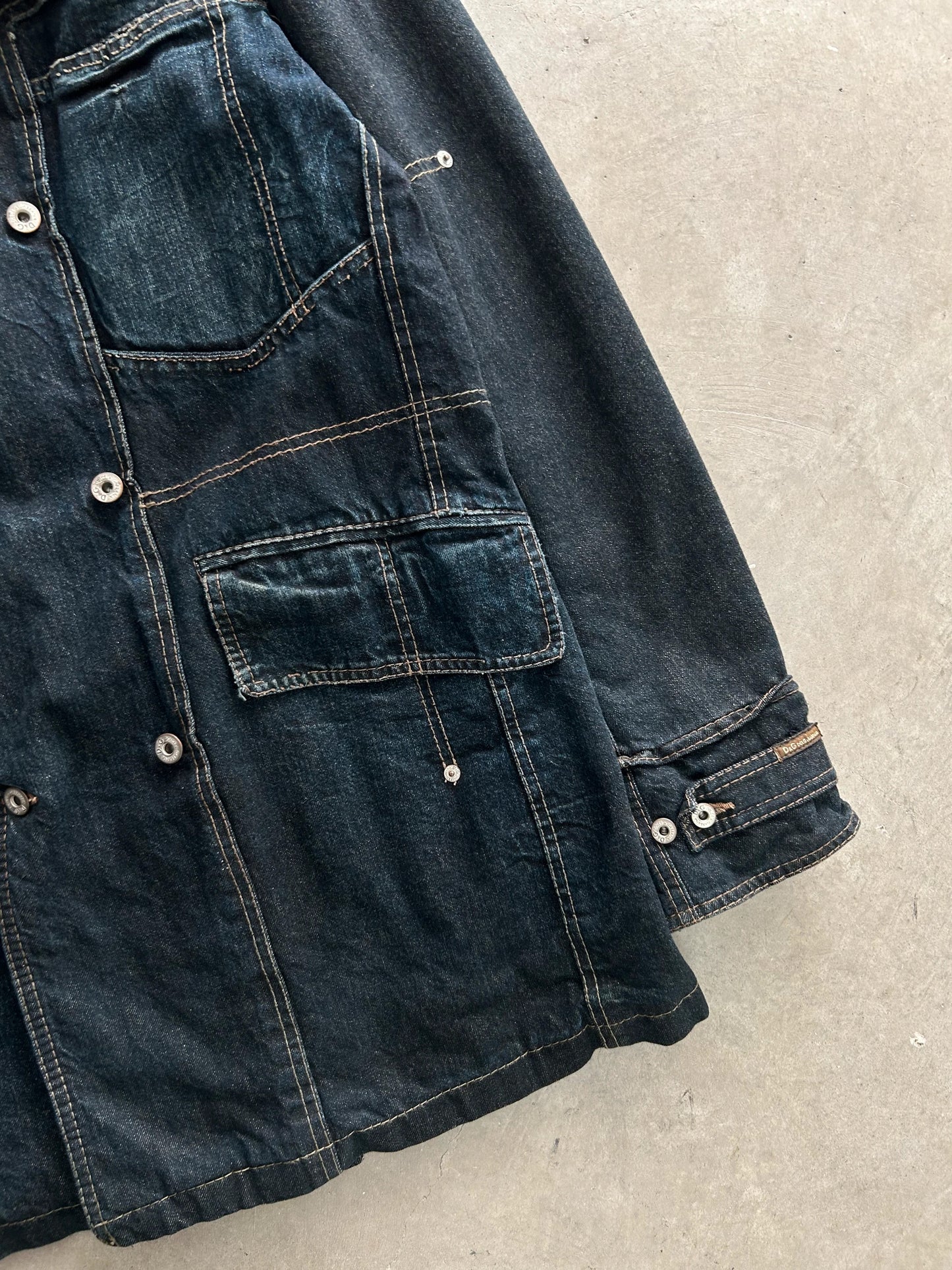 Dolce & Gabbana Denim Long Coat