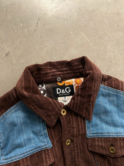 Dolce & Gabbana Denim & Corduroy Jacket