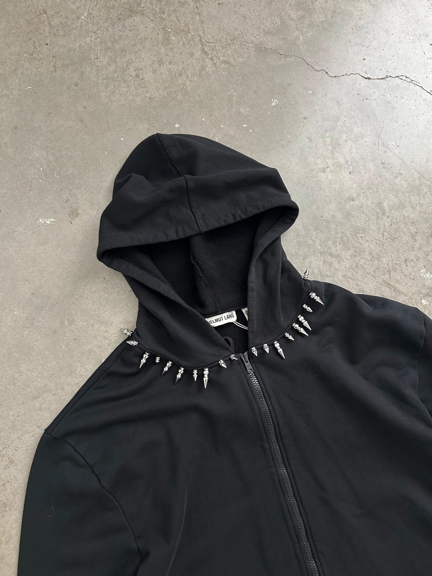 Helmut Lang 00's Spiked Hoodie