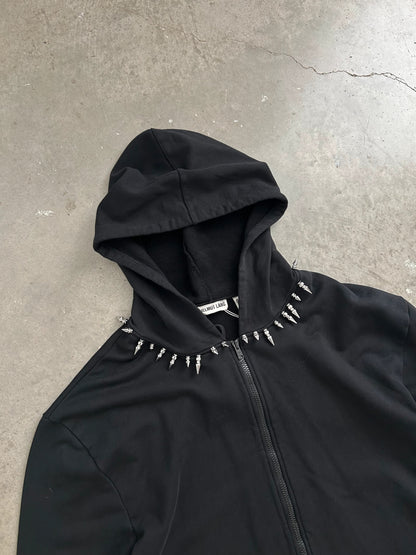 Helmut Lang 00's Spiked Hoodie