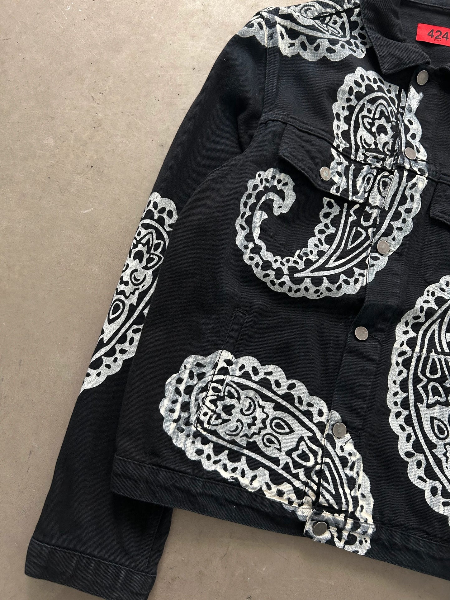 424 Bandana Denim Jacket