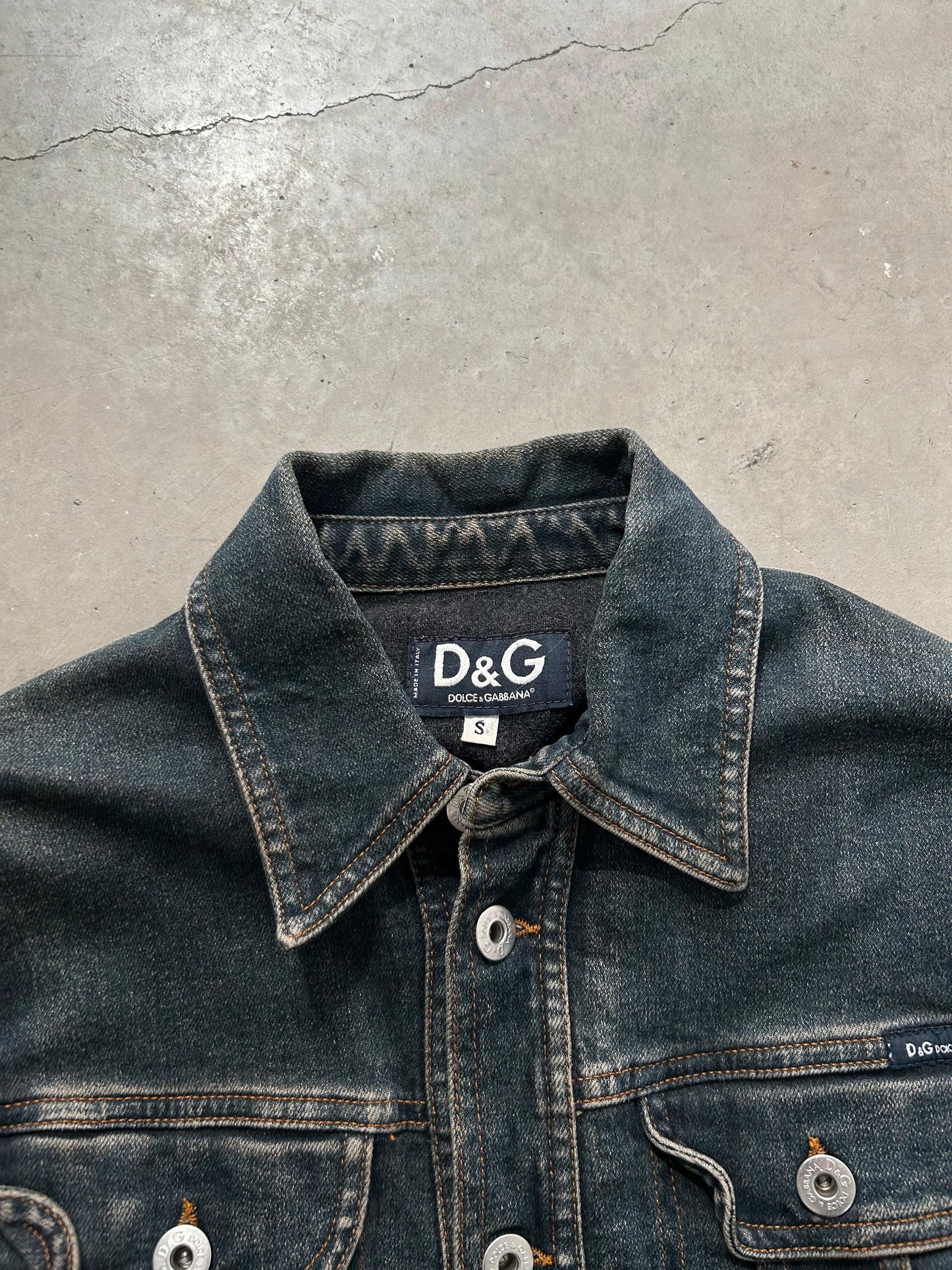 Dolce & Gabbana Padded Denim Jacket