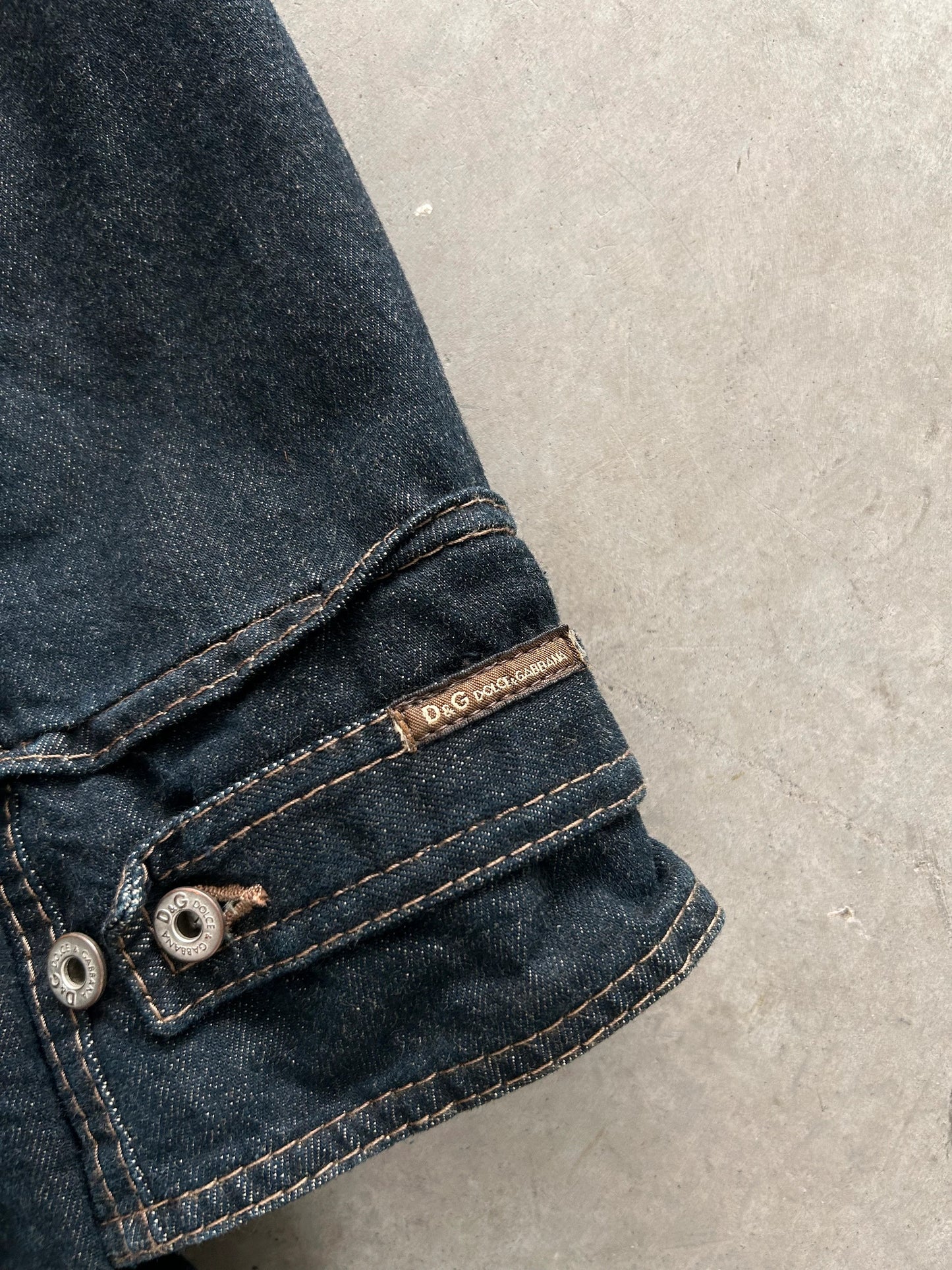 Dolce & Gabbana Denim Long Coat