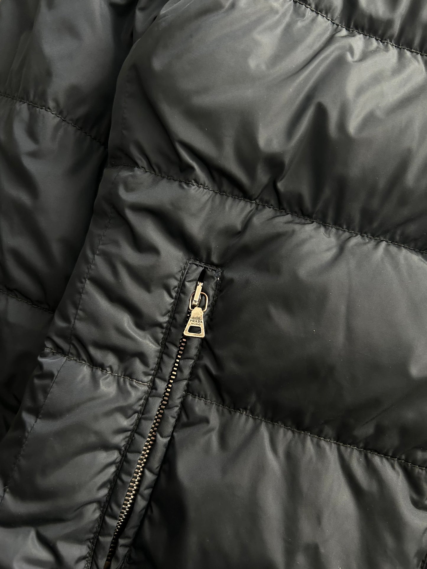 Prada 00's Blue Puffer Jacket