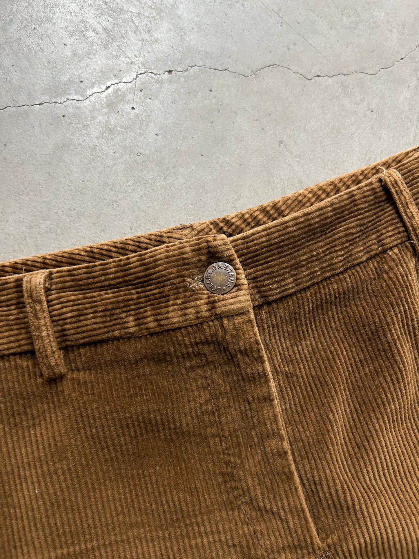 Dolce & Gabbana Corduroy Cargos