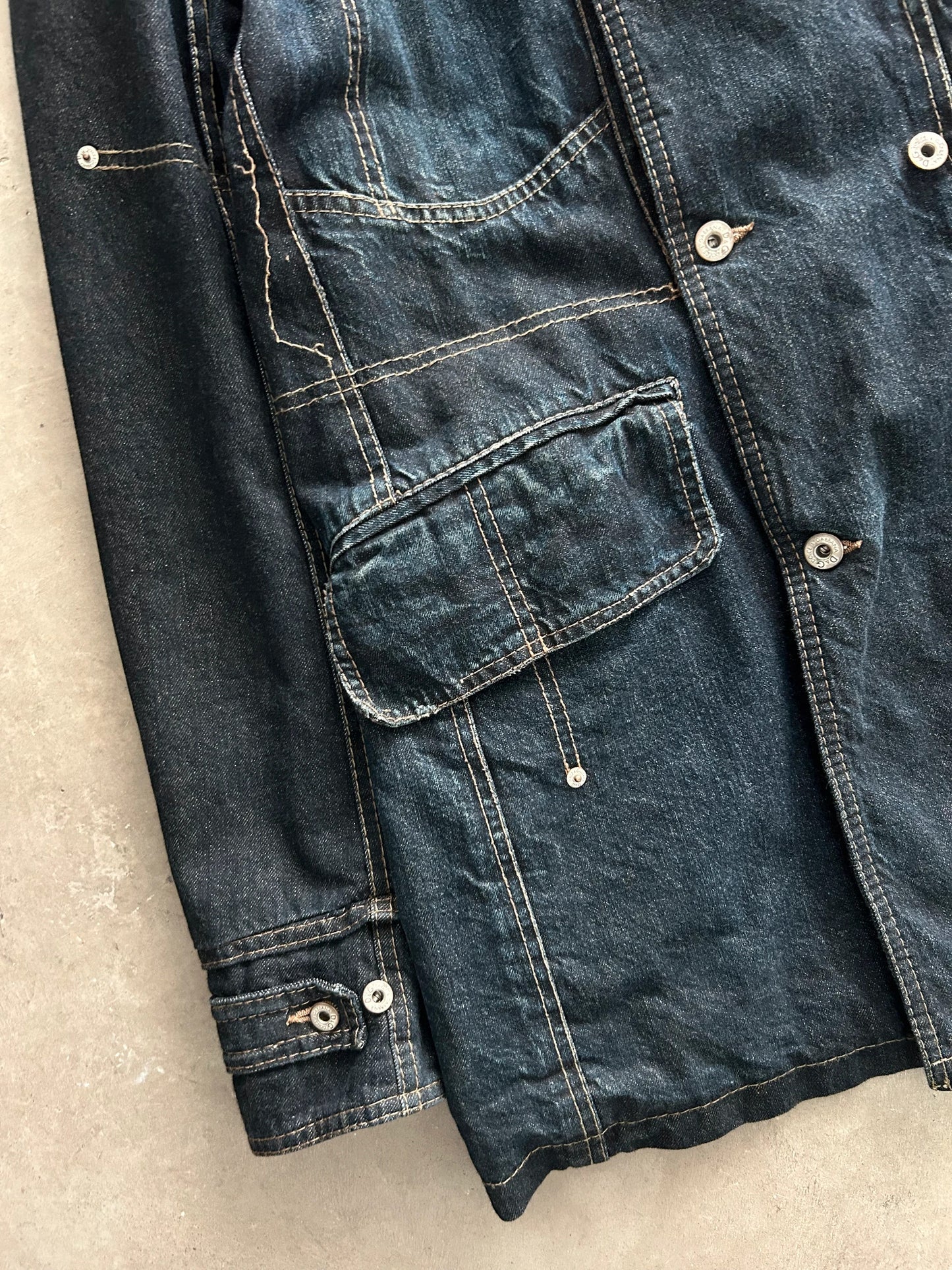 Dolce & Gabbana Denim Long Coat