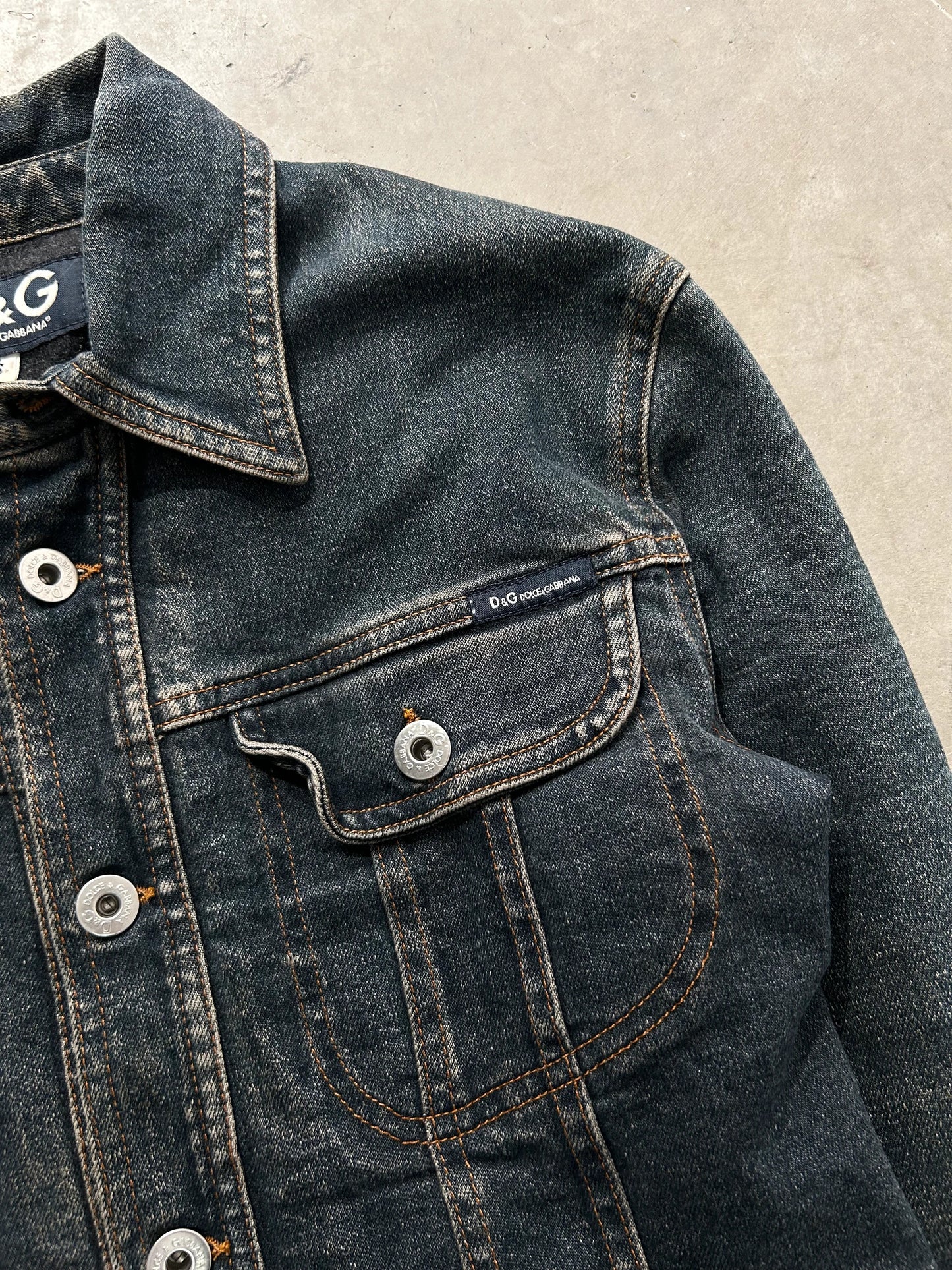 Dolce & Gabbana Padded Denim Jacket