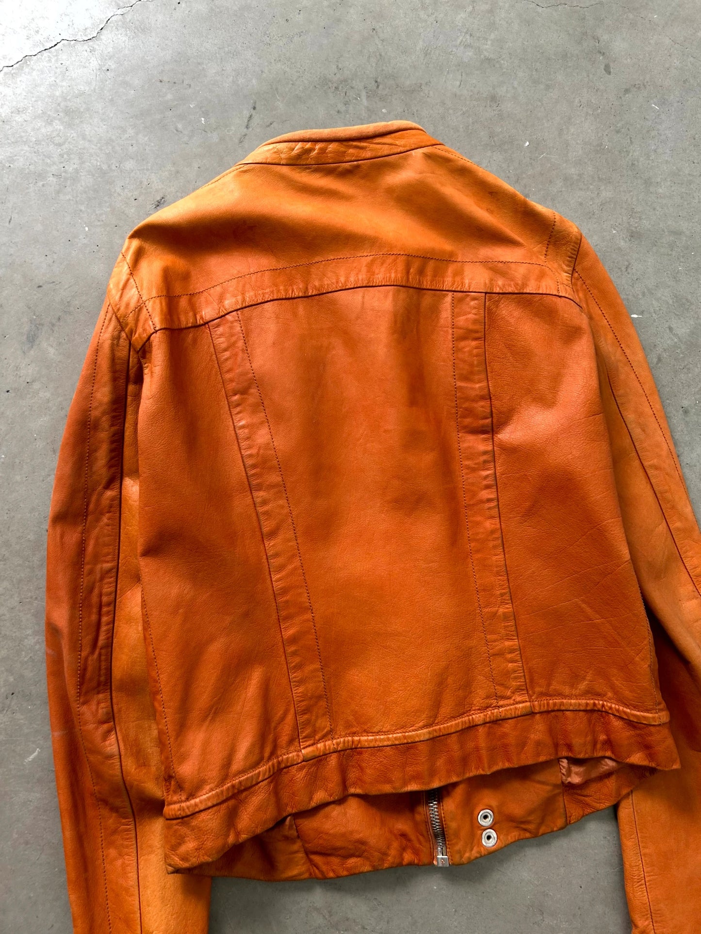 Rick Owens SS05 Scorpio Bozo Cafe Leather Jacket