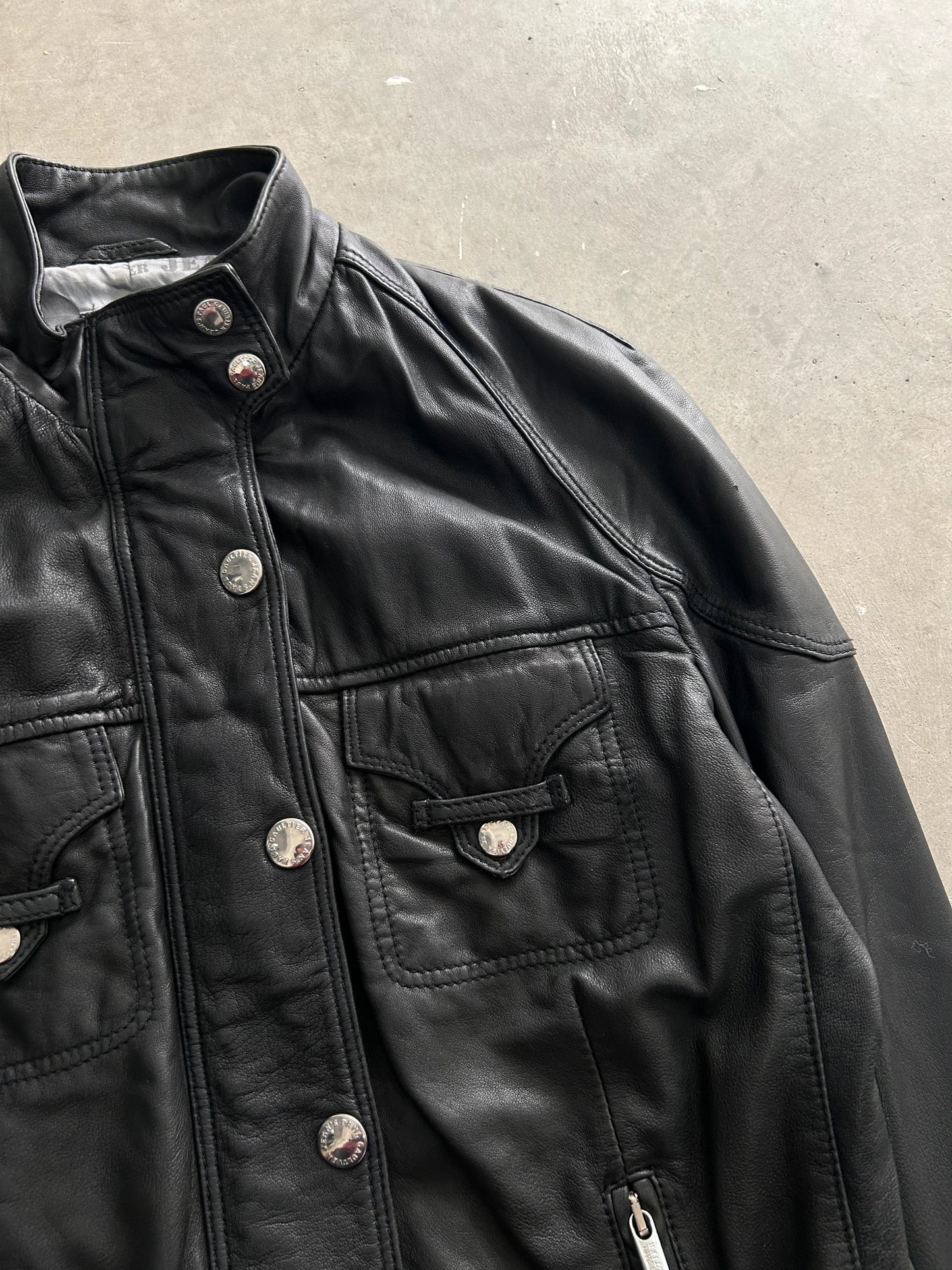 Jean Paul Gaultier Jean's 00's Leather Jacket