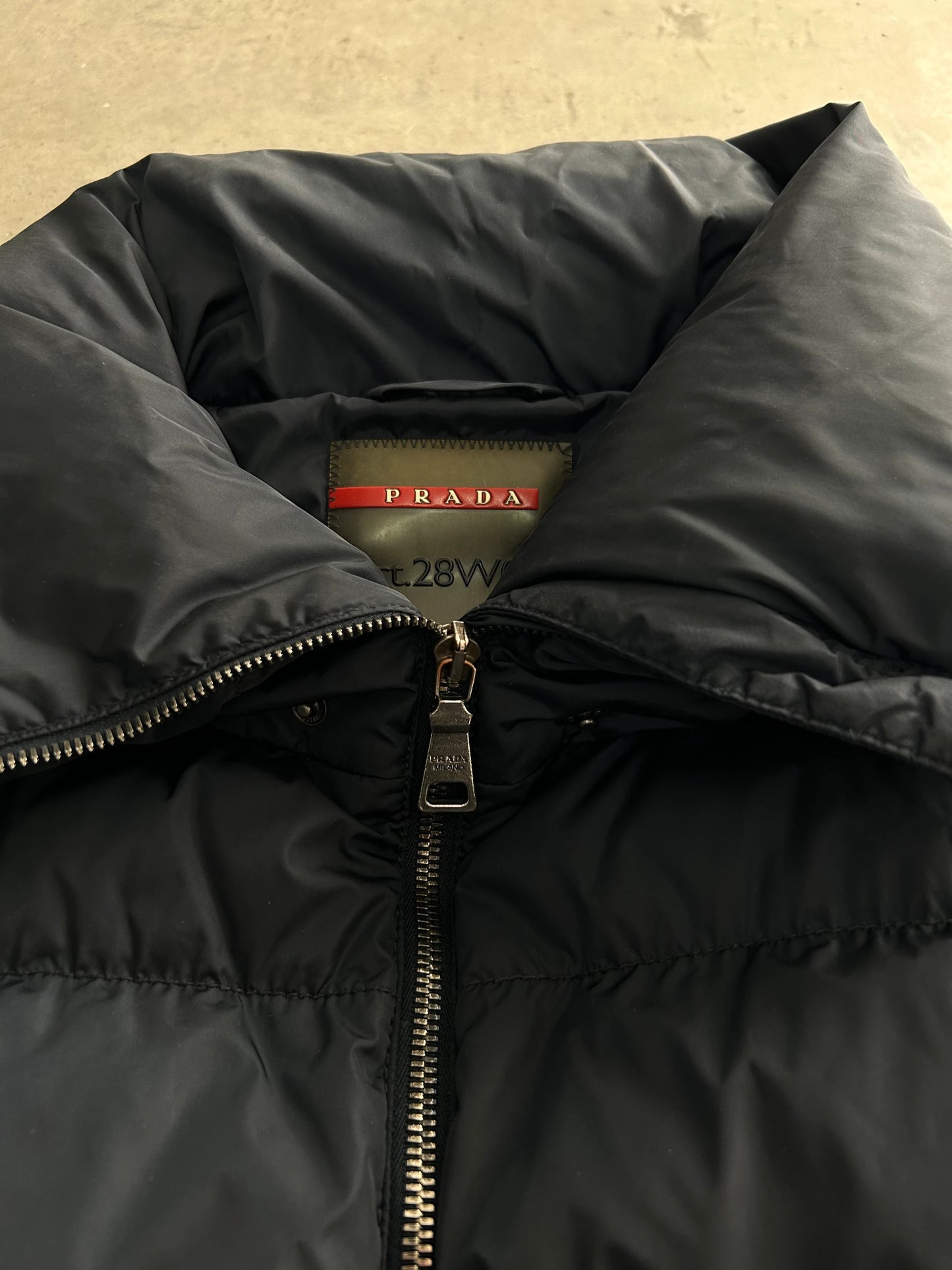 Prada 00's Blue Puffer Jacket