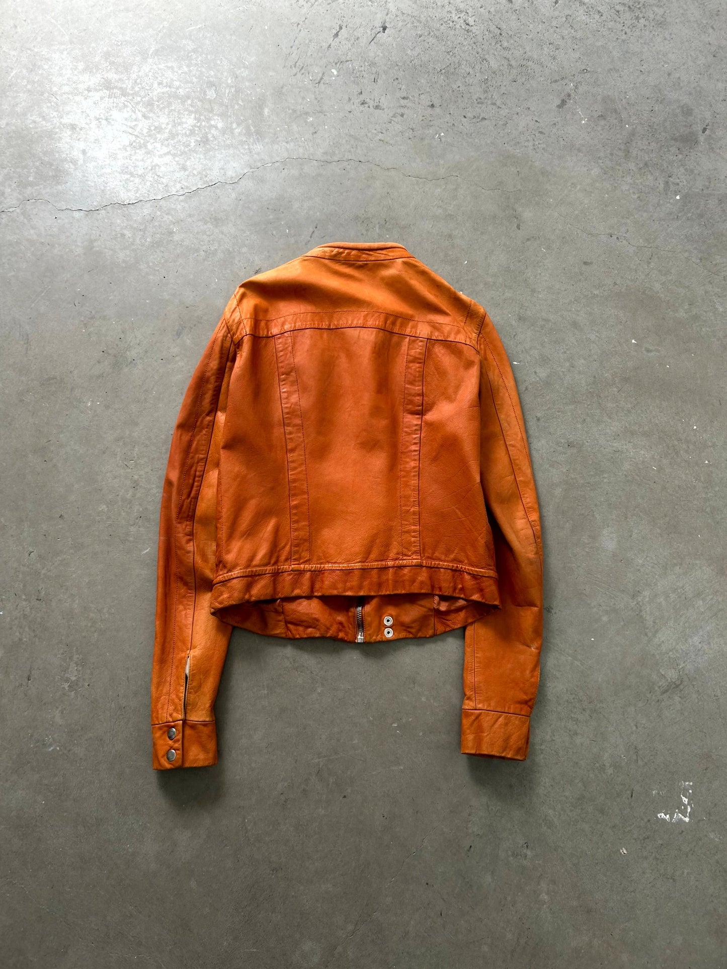 Rick Owens SS05 Scorpio Bozo Cafe Leather Jacket