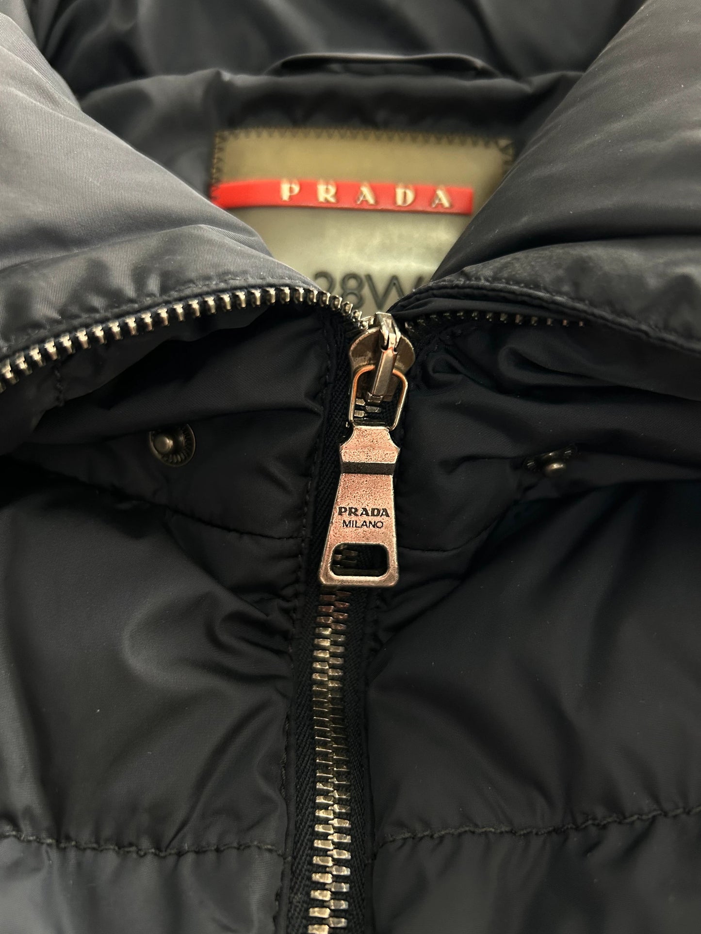 Prada 00's Blue Puffer Jacket