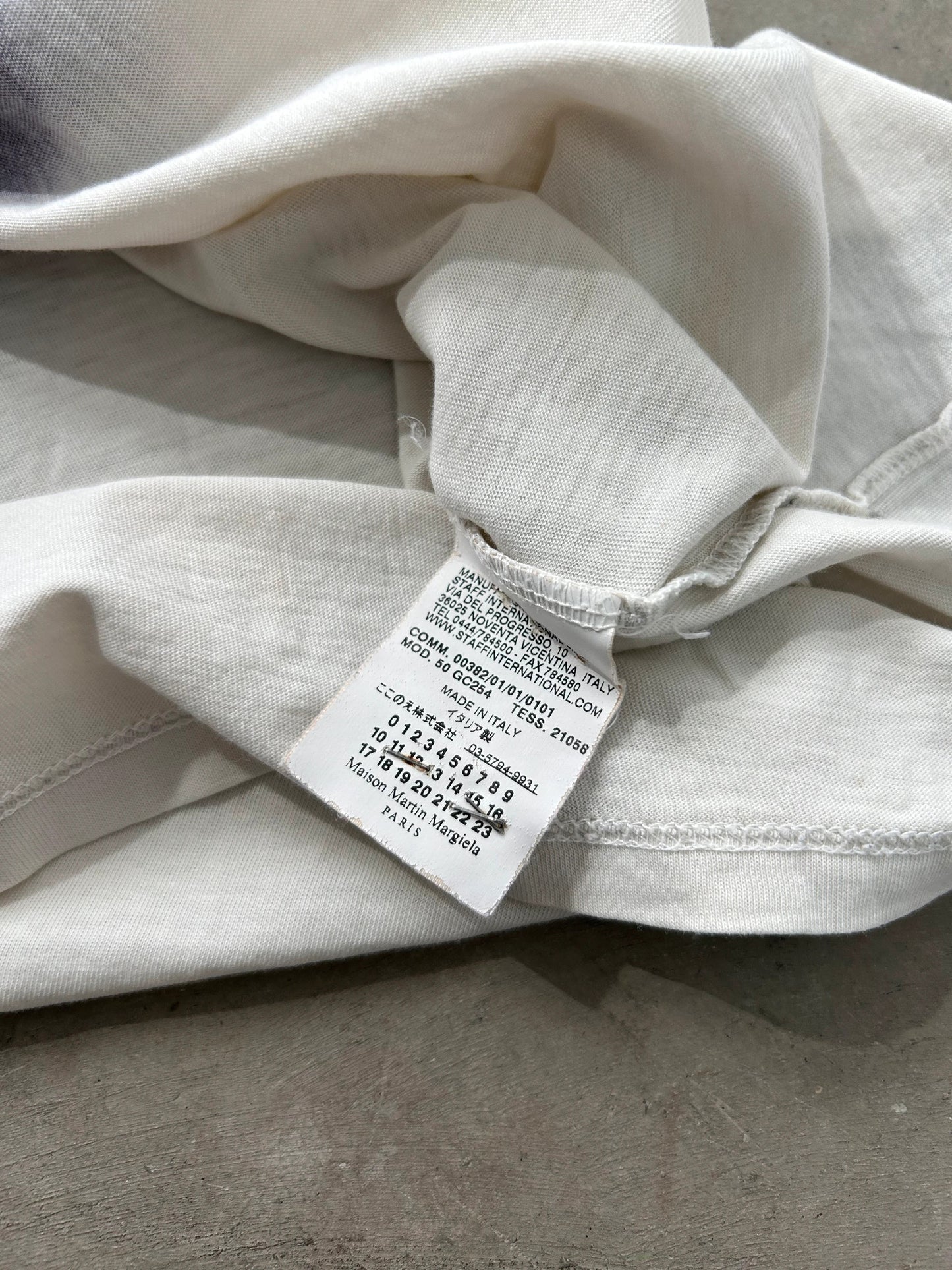Maison Margiela SS10 Blur Face Tee