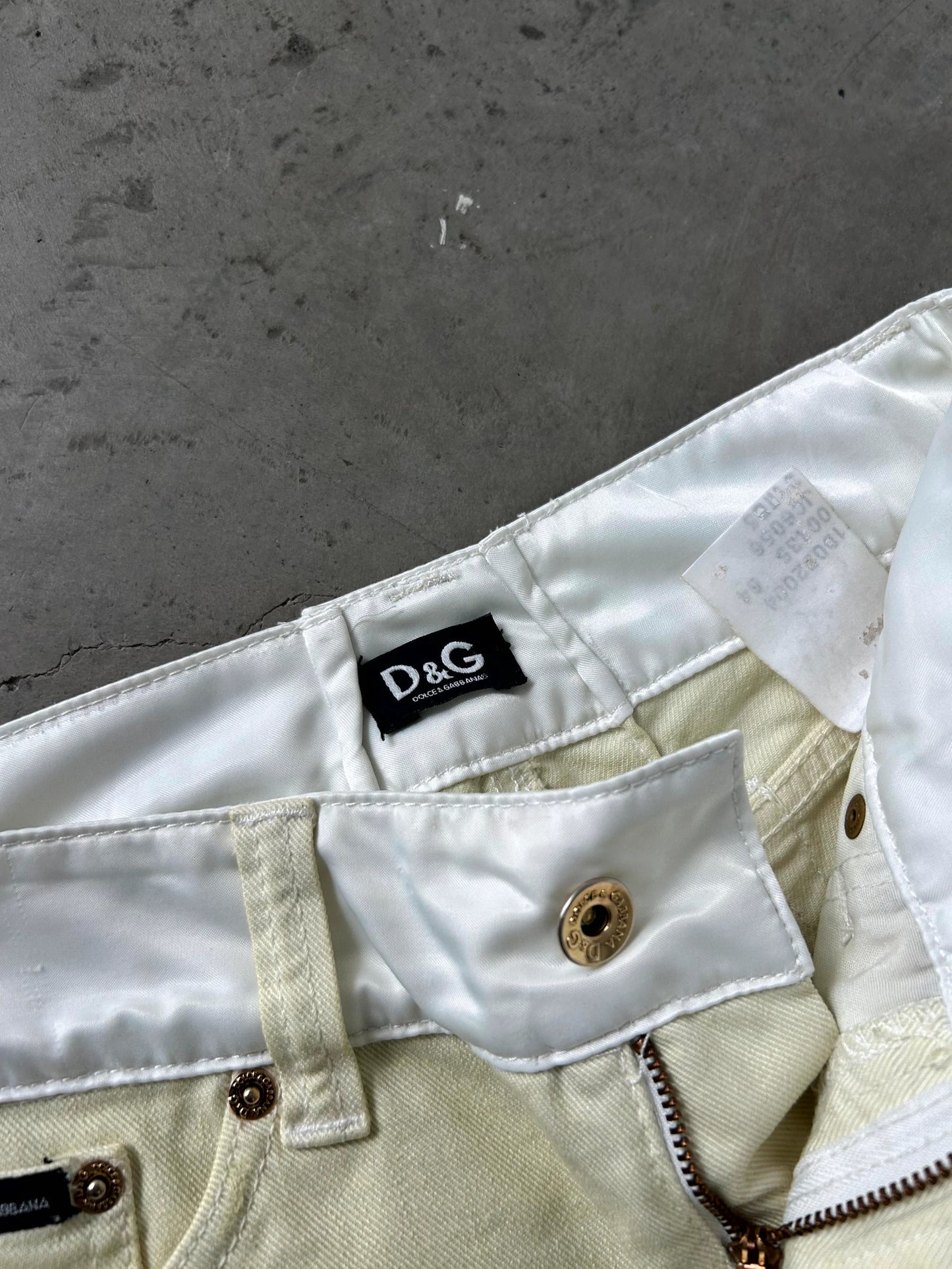 Dolce & Gabbana Two Tone Jeans