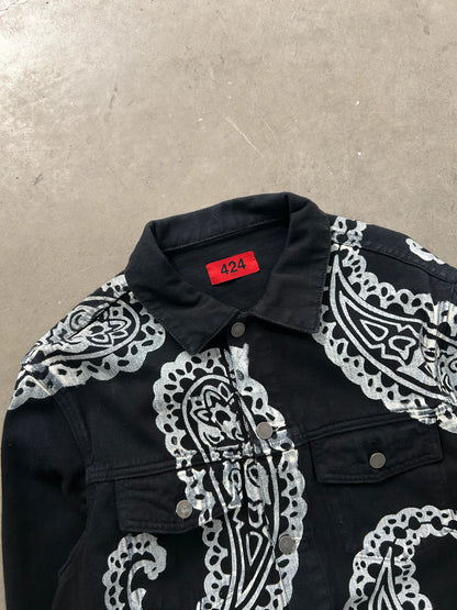 424 Bandana Denim Jacket